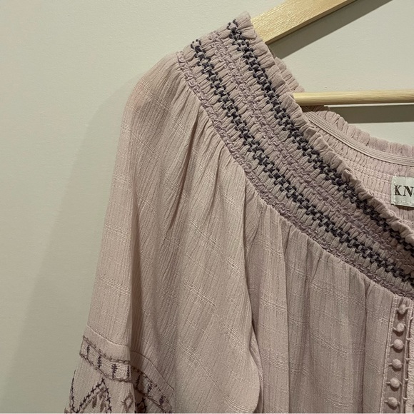 Pink Embroidered Blouse - Picture 2 of 3